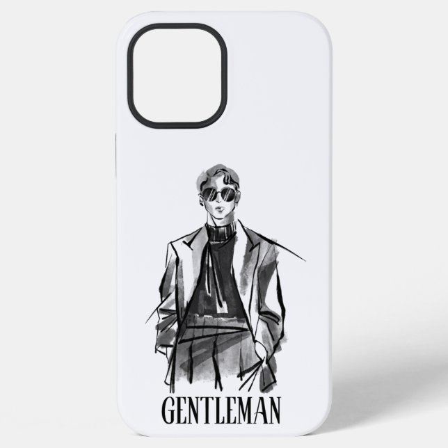 Gentleman iPhone 12 Pro Max Hülle (Rückseite)