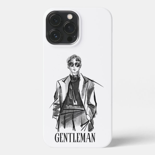 Gentleman iPhone 13 Pro Max Hülle (Rückseite)