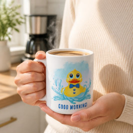 Gentleman Rubber Duck Coffee Tasse