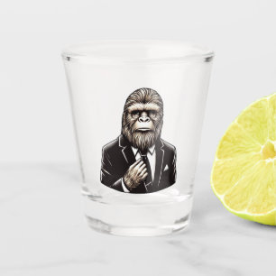 Gentleman Sasquatch - Funny Bigfoot Schnapsglas