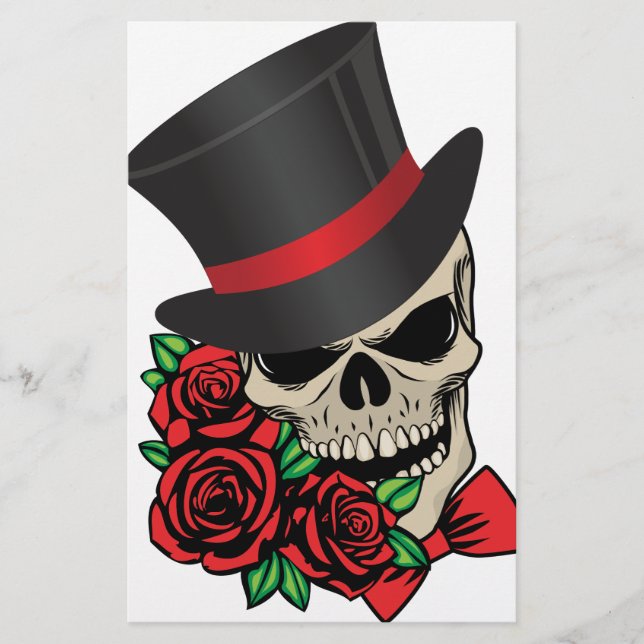Gentleman Skull Briefpapier (Vorderseite)