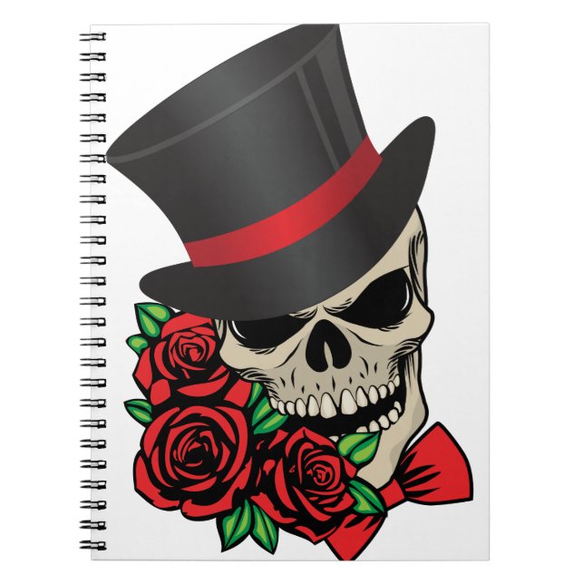 Gentleman Skull Notizblock (Vorderseite)