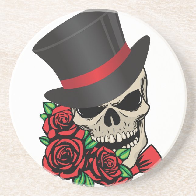 Gentleman Skull Untersetzer (Vorne)