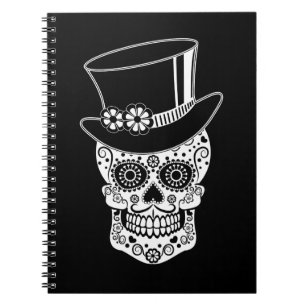Gentleman Sugar Skull Notizblock
