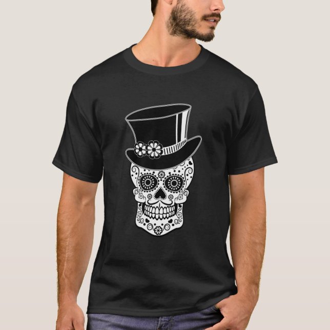 Gentleman Sugar Skull T-Shirt (Vorderseite)