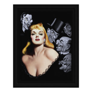 Gentlemen bevorzugen Blondes von Earle Kulp Bergey Fotodruck
