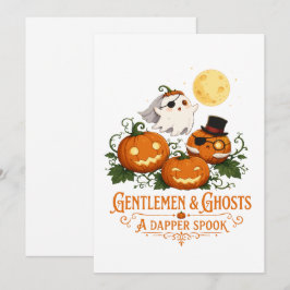 Gentlemen & Ghosts Halloween Einladung
