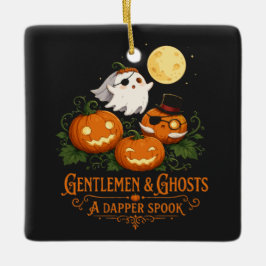 Gentlemen & Ghosts Halloween Keramikornament