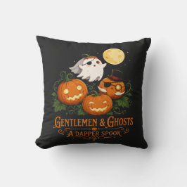 Gentlemen & Ghosts Halloween Kissen