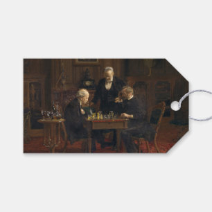 Gentlemen Playing a Game of Schach (Thomas Eakins) Geschenkanhänger