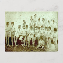 Gentlemen Swimmers Postkarte