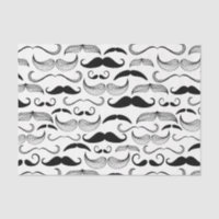 Gentlemens Mustache Muster in allen Formen und Grö