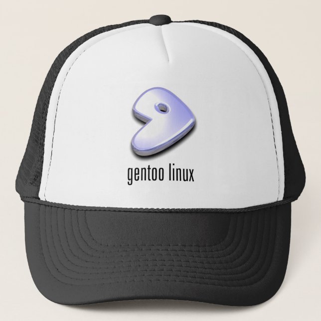 gentoo Linux-Logo Truckerkappe (Vorderseite)