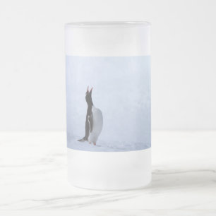 Gentoo penguin mattglas bierglas