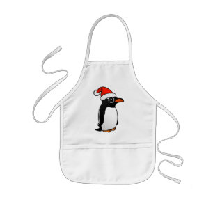 Gentoo Penguin Santa Kinderschürze