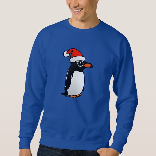 Gentoo Penguin Santa Sweatshirt (Vorderseite)