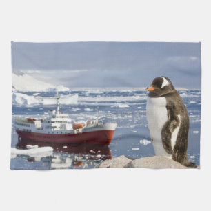 Gentoo Pinguin Geschirrtuch