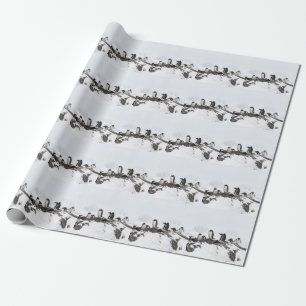 Gentoo Pinguine, Antarktis, Vernadsky Station. Geschenkpapier