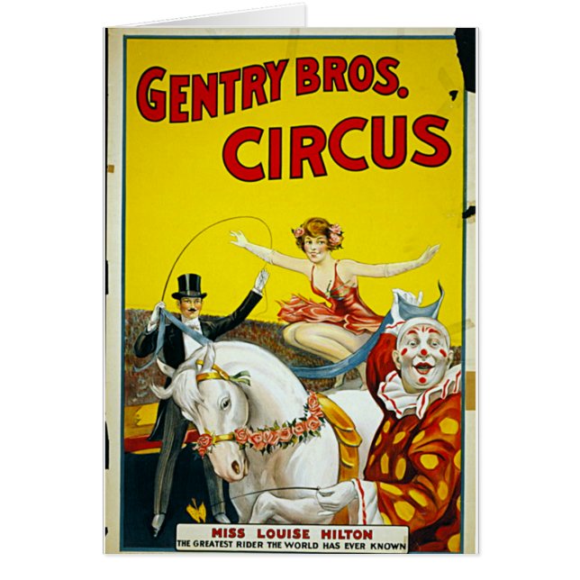 Gentry Bros. Zirkus (Vorne)