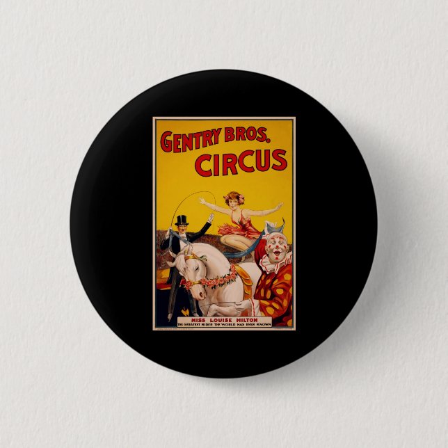 Gentry Bros. Zirkus Button (Vorderseite)