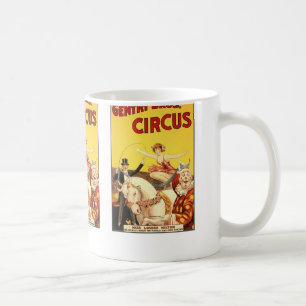 Gentry Bros. Zirkus Fräulein Louise Hilton Kaffeetasse
