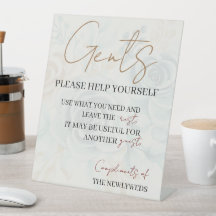 Gents bitte bedienen Sie sich selbst Hochzeitsbade