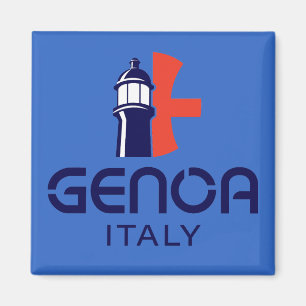 Genua Italien Europa Magnet