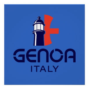 Genua Italien Europa Poster