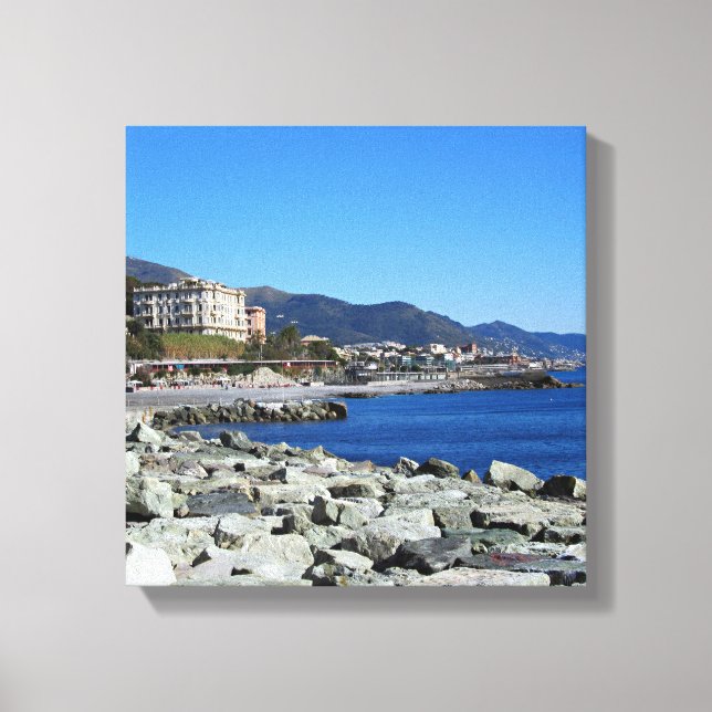 Genua-Küste Leinwanddruck (Vorderseite)