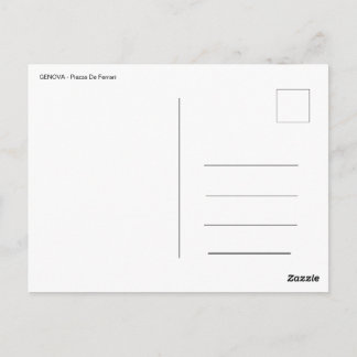 Genua - Piazza de Ferrari Postkarte