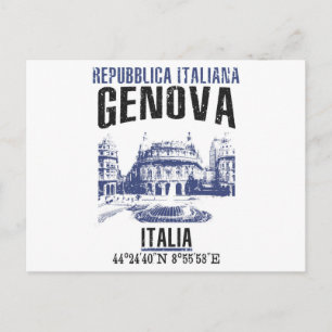 Genua Postkarte