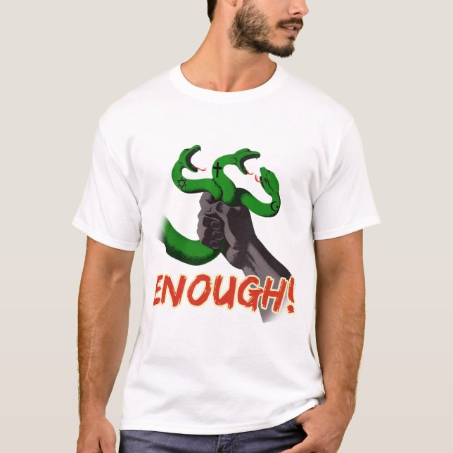 Genug! Das Shirt der Männer (Vorderseite)