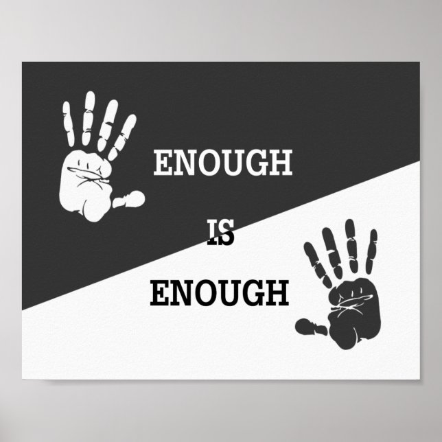 Genug ist genug poster (Vorne)