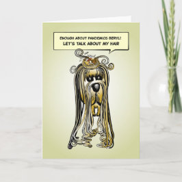 Genug über Pandemien lustig Karte