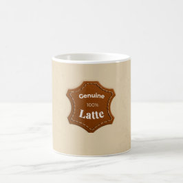 Genuine 100% Latte Neutral Pattern Mug Kaffeetasse
