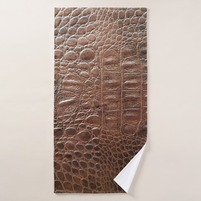 Genuine leather texture backgroundr close-up, embo badehandtuch (Badehandtuch)