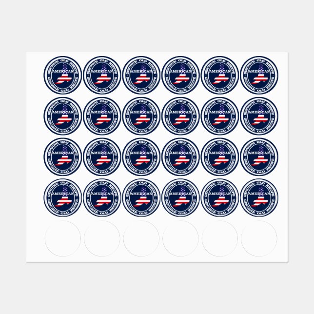 Genuine Recipe American Etiketten (Blatt)