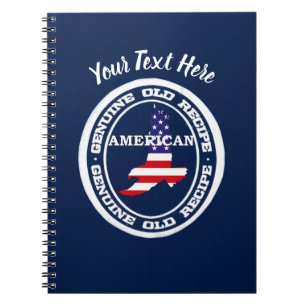 Genuine Recipe American Notizblock