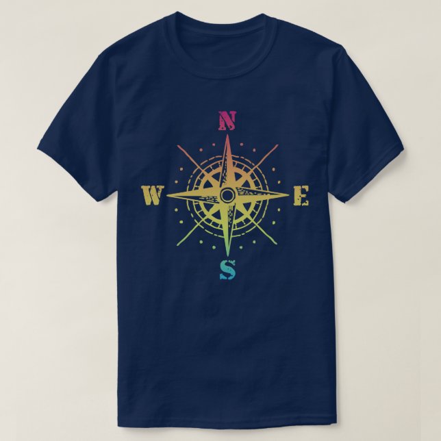 Genuine Vivid Compass Streetwear T-Shirt (Design vorne)