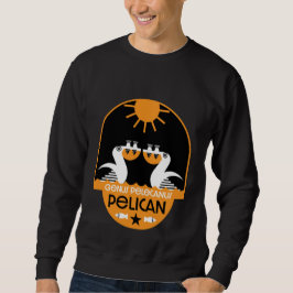 Genus Pelecanus Bird Art Sweatshirt