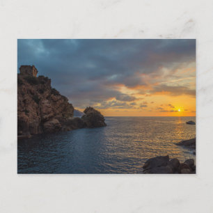 Genuscher Turm von Porto Sunset Ota Korsika Frankr Postkarte