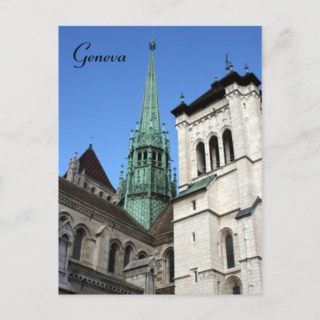 Genva Kathedrale Postkarte (Vorderseite)