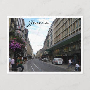 Genva Straße Postkarte