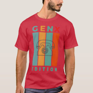GENX EDITION Vintage Phone Design T-Shirt