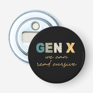 GenX - Wir können kursiv lesen Flaschenöffner