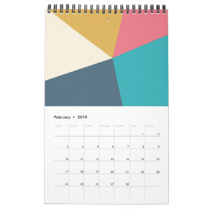 Geo conception Pastell calendrier