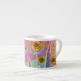 Geo Contempo Blumenmuster Espressotasse