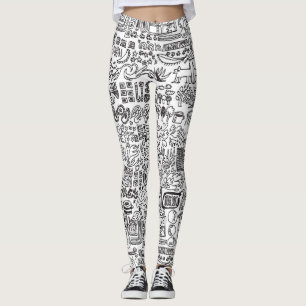 Geo Design abstrakte Muster. Leggings