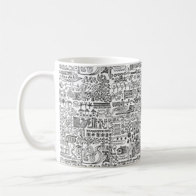 Geo-Design Kaffeetasse (Links)