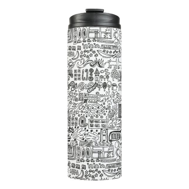 geo design thermosbecher (Vorderseite)